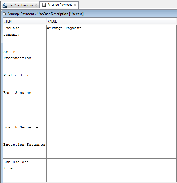 UseCase Diagram - Astah